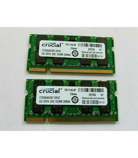 MEMORIA CRUCIAL SO-DIMM DDR2 2GB 800HZ CL6
