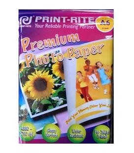 PAPEL FOTOGRAFICO 100X150 MM 260 GR 20 HOJAS PPS076WPRH PRINT-RITE A6