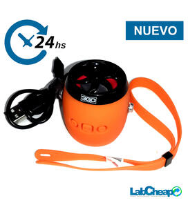 altavoz-10-bluetooth-3go-dampy-naranja-impermeable-dampyo