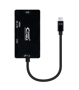 CONVERSOR USB-C VGADVIHDMI 3-1 USB-CM-VGAH-DVIH-HDMIH 4K 10C