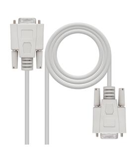 CABLE SERIE NULL MODEM DB9H-DB9H 1.8 M NANOCABLE 10.14.0602