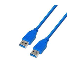 CABLE USB 3.0 TIPO AM-AM AZUL 1.0 M NANOCABLE 10.01.1001-BL