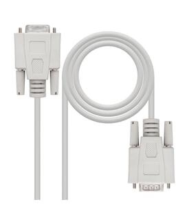CABLE SERIE RS232 DB9M-DB9H 3.0 M NANOCABLE 10.14.0203