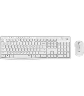 TECLADO LOGITECH INALAMBRICO KIT T+R MK295 SILENT BLANCO USB