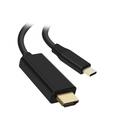 CABLE CONVERSOR USB-C A HDMI USB-C/M HDMI/M 3M NEGRO NANOCAB