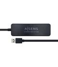 HUB USB AISENS 4P USB 3.0 TIPO A/M A A/H  A106-0399 NEGRO 30