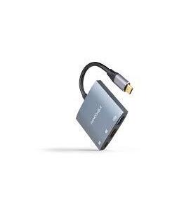 CONVERSOR USB-C A HDMI/H-USB3.0/H-USB-C PD/H 15 CM NANOCABLE