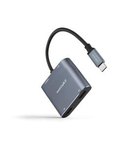 CONVERSOR USB-C A 2xHDMI/H-USB-A3.0/H-USB-C PD/H NANOCABLE 1