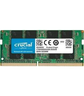 MEMORIA SODIMM DDR4 16GB PC4-25600 3200MHZ CRUCIAL CL22 1.2V